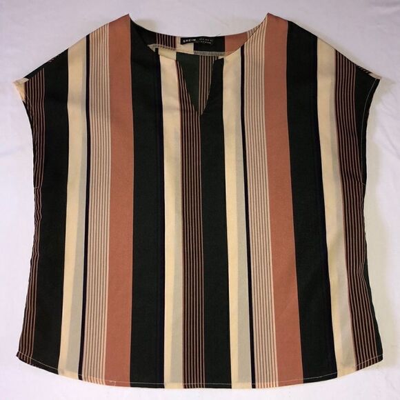 💕5️⃣Shein xs striped top size xs fits small maybe even a smaller medium NWT - Picture 1 of 2